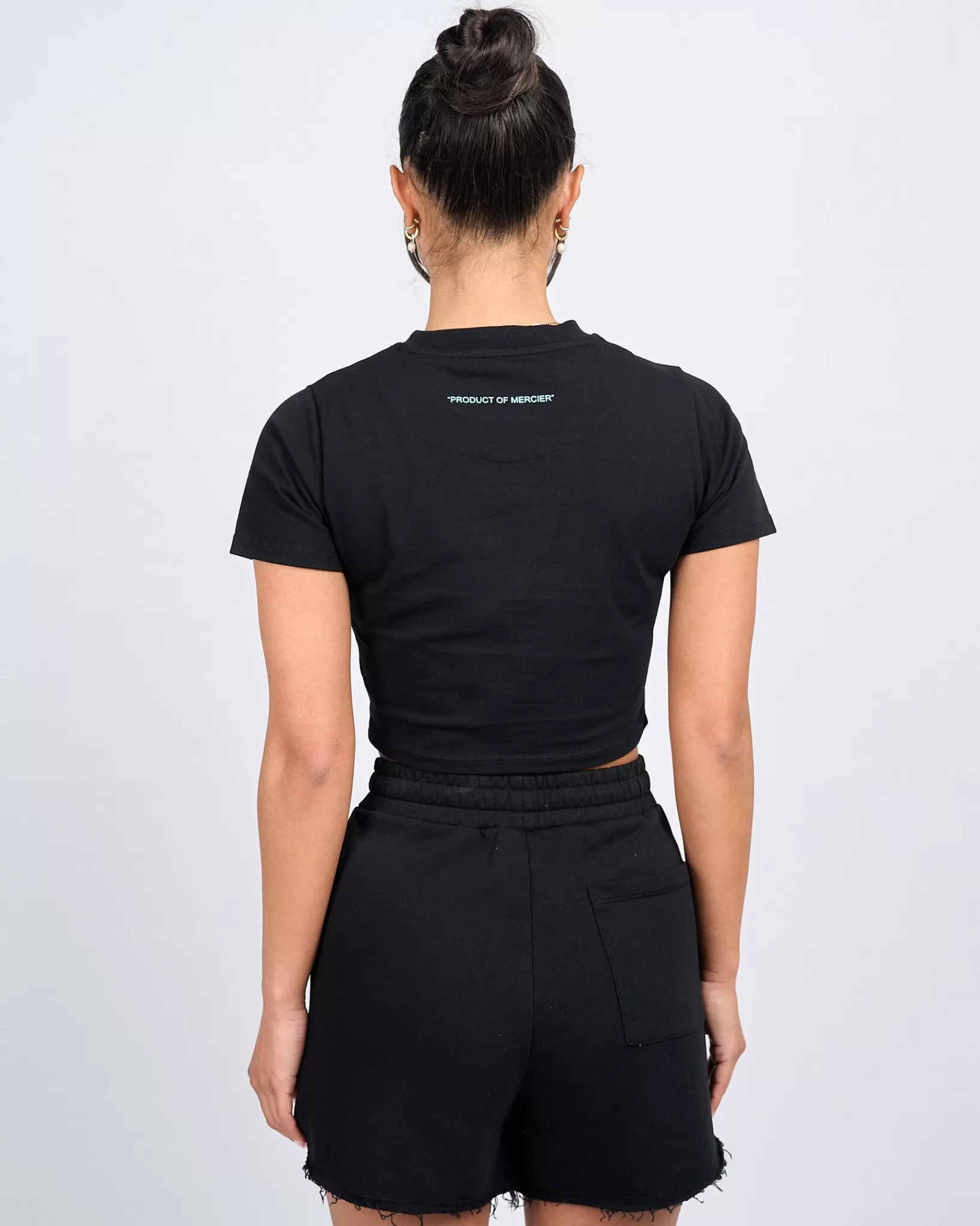 Shop Mercier Distintivo Tiffany OG nero da donna Raw Edge corto