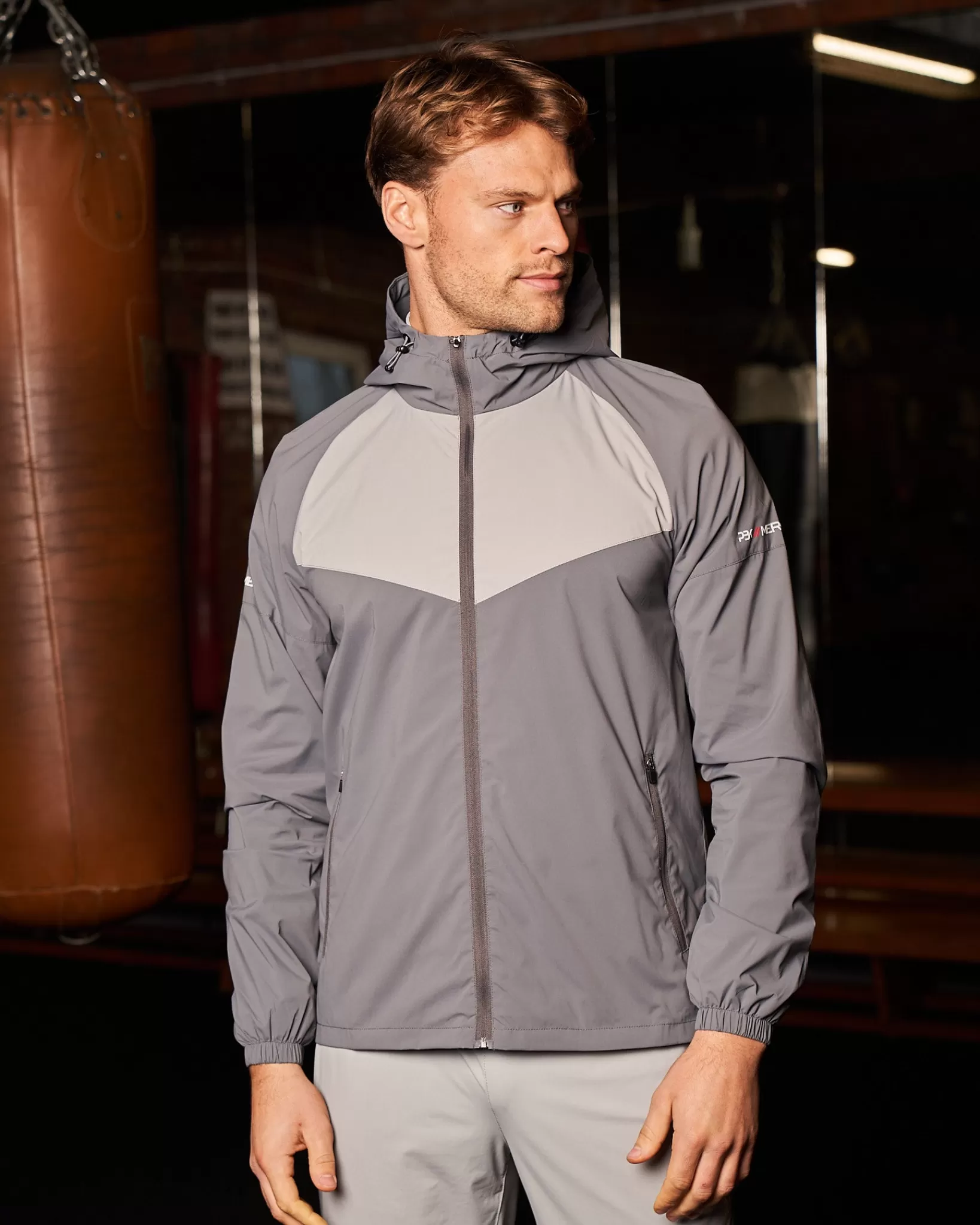 Best Mercier GBP // Performance Windbreaker Grigio