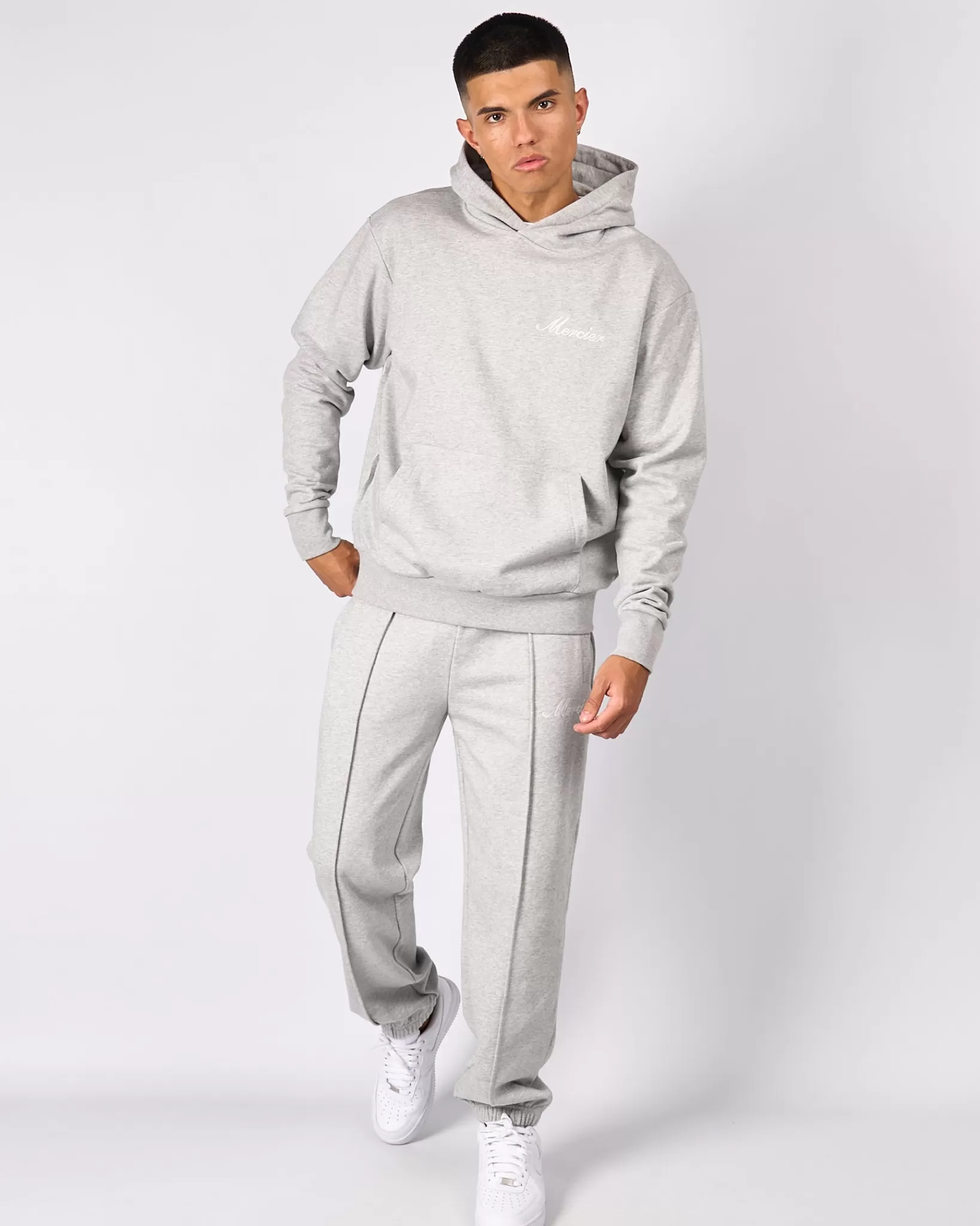 Fashion Mercier Grey Marl Authenticity Jogger