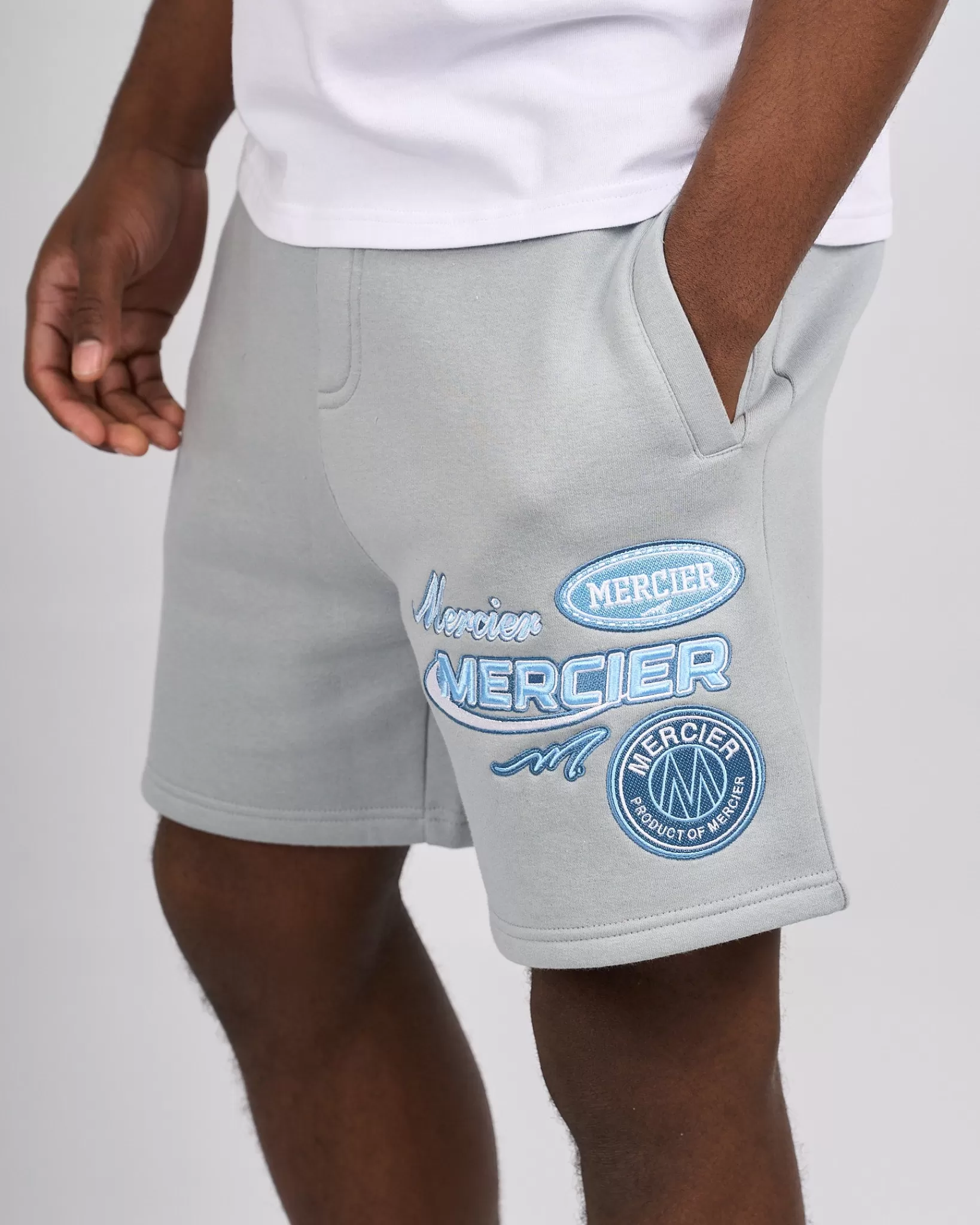 New Mercier Pantaloncini da corsa Smoke Blue