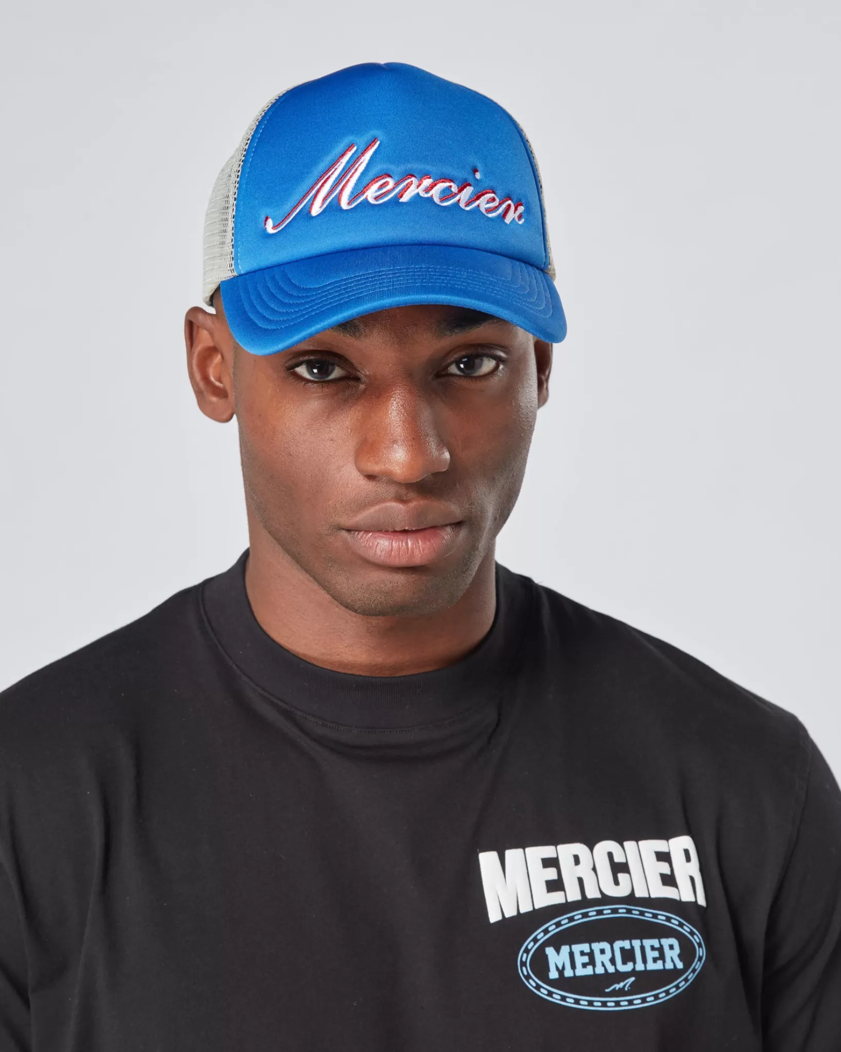 Flash Sale Mercier Trucker in schiuma firmata blu grigio