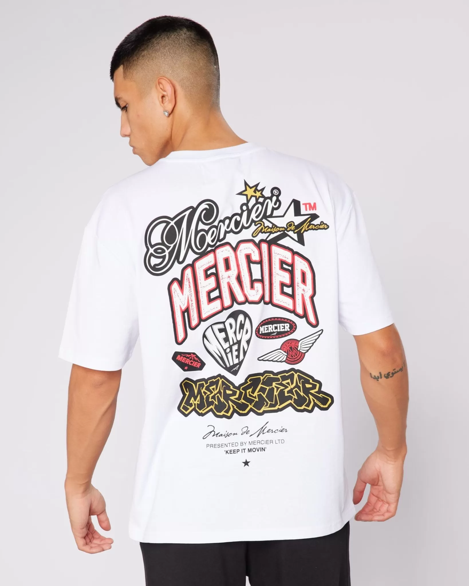 Fashion Mercier White Guerrilla Tshirt